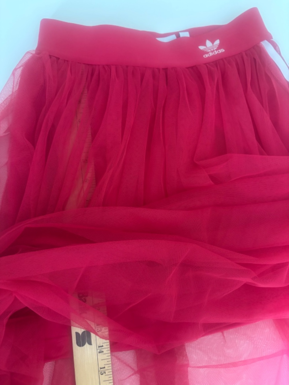 NWOT Adidas tulle skirt hot pink raspberry Small - Picture 6 of 6